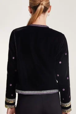 Vera Embellished Velvet Jacket