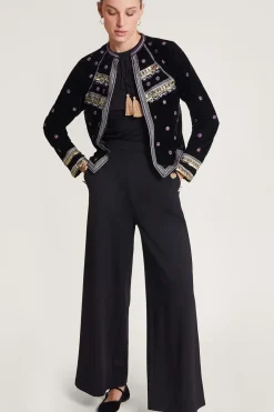 Vera Embellished Velvet Jacket