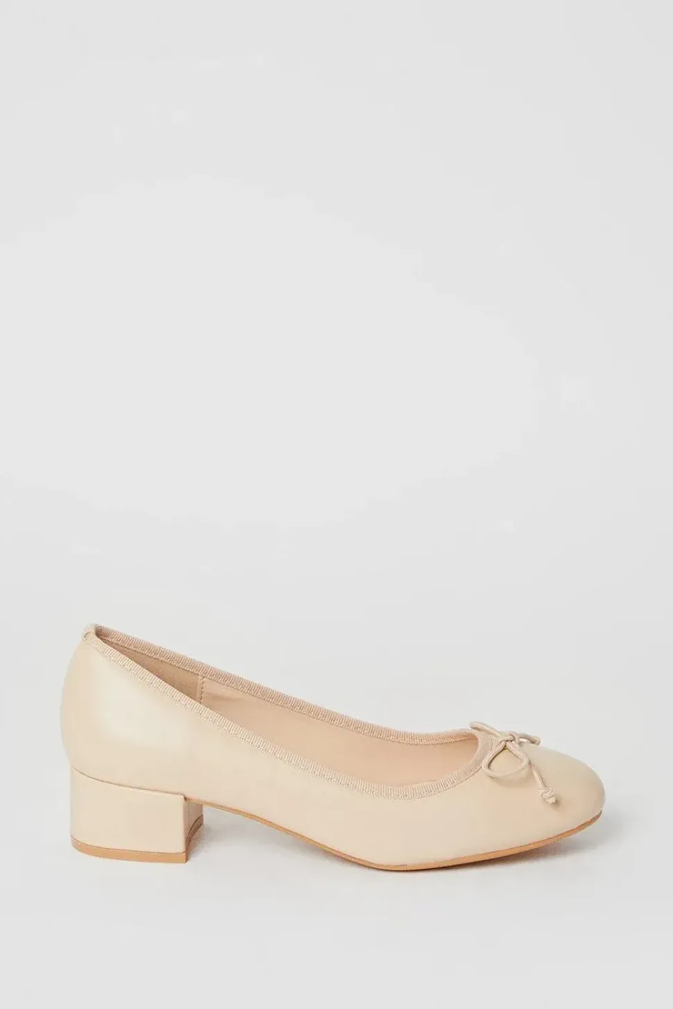 Veronica Low Heeled Ballerina Pumps