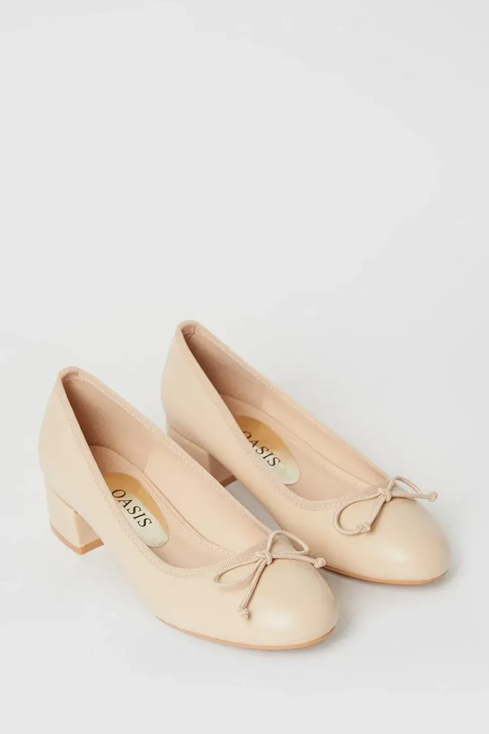Veronica Low Heeled Ballerina Pumps