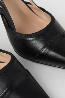 Veronique Toecap Slingback High Stiletto Court Shoes