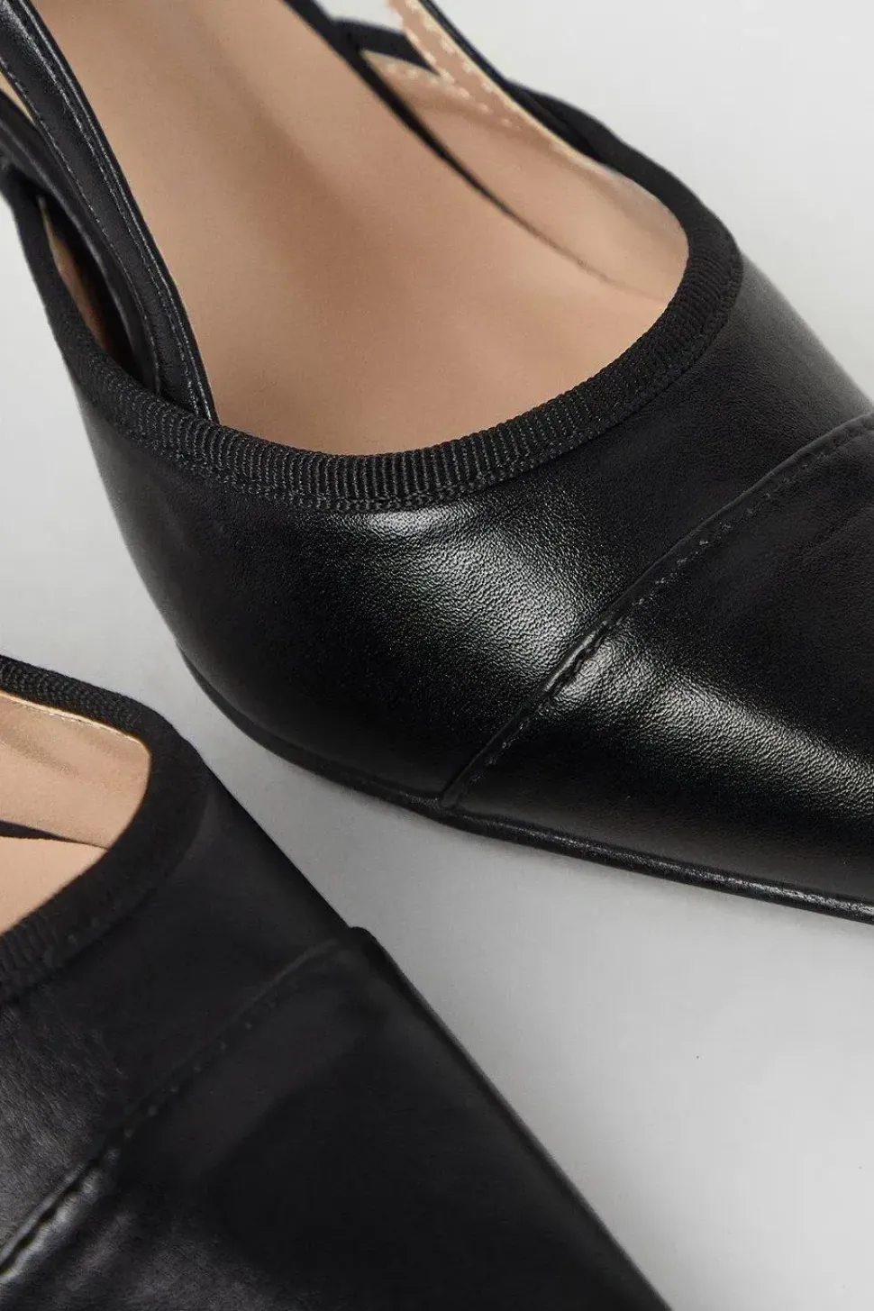 Veronique Toecap Slingback High Stiletto Court Shoes