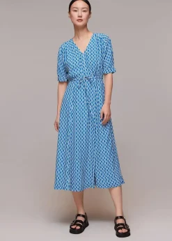Vertical Stack Midi Dress-