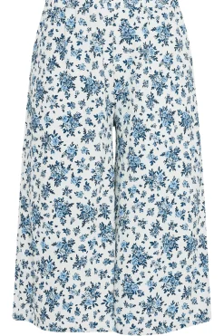 Vintage Floral Textured Culottes