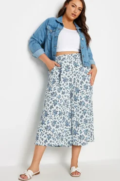 Vintage Floral Textured Culottes