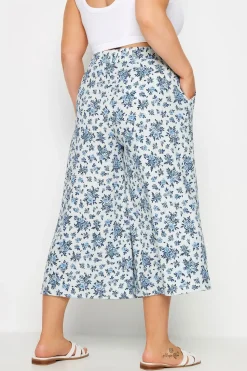 Vintage Floral Textured Culottes