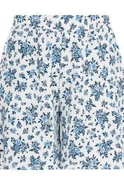 Vintage Floral Textured Shorts