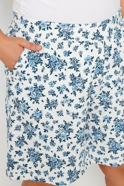 Vintage Floral Textured Shorts