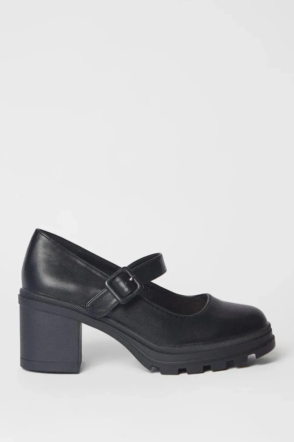 Viola Mary Jane Platform Heeled Court Shoes