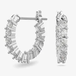 Vittore White Crystal Mini Hoop Earrings 5562126