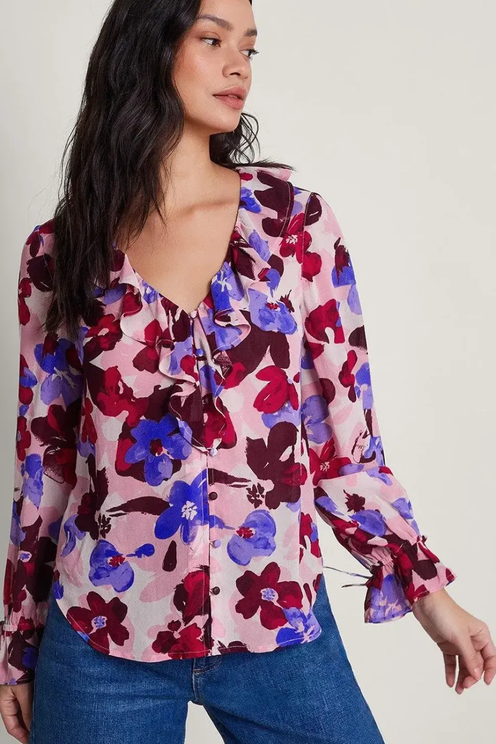 Vittoria Floral Print Blouse