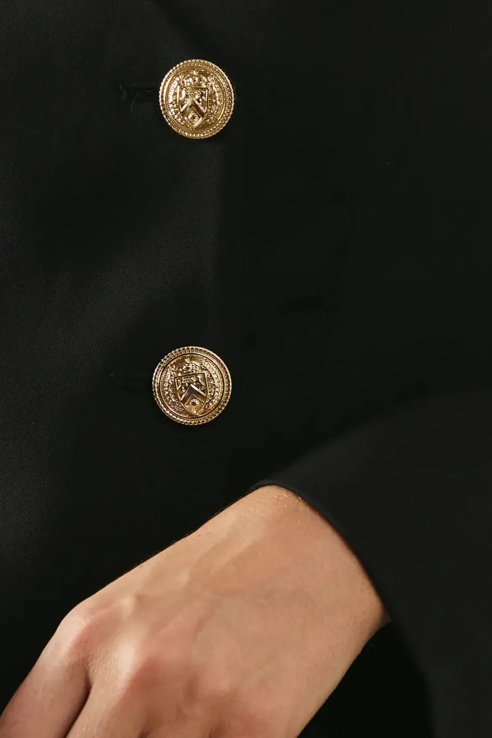 V Neck Double Breasted Blazer