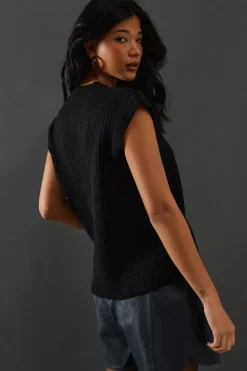 V Neck Knitted Vest
