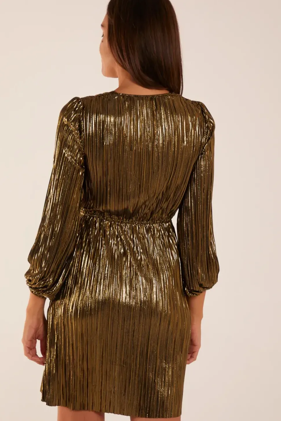 V Neck Mini Dress