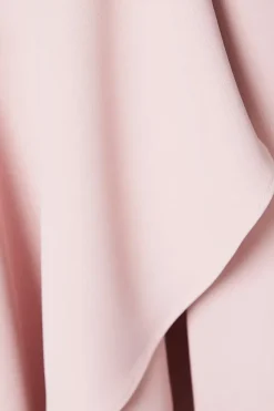 V Neck Ruffle Wrap Wedding Guest Dress