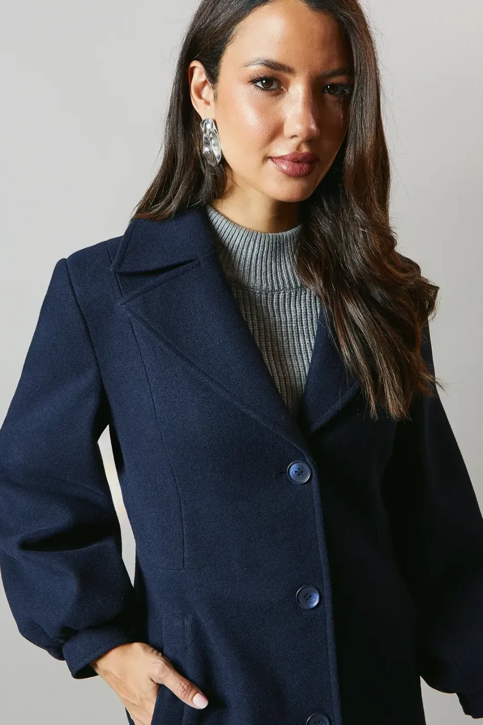Volume Sleeve Coat