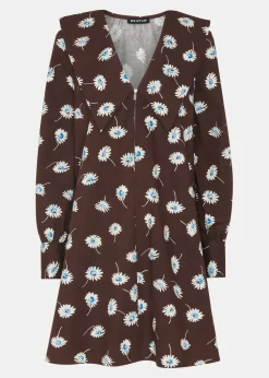 Watercolour Daisy Poplin Dress-