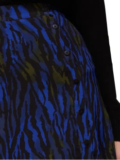 Watercolour Tiger Mini Skirt-Animal Print