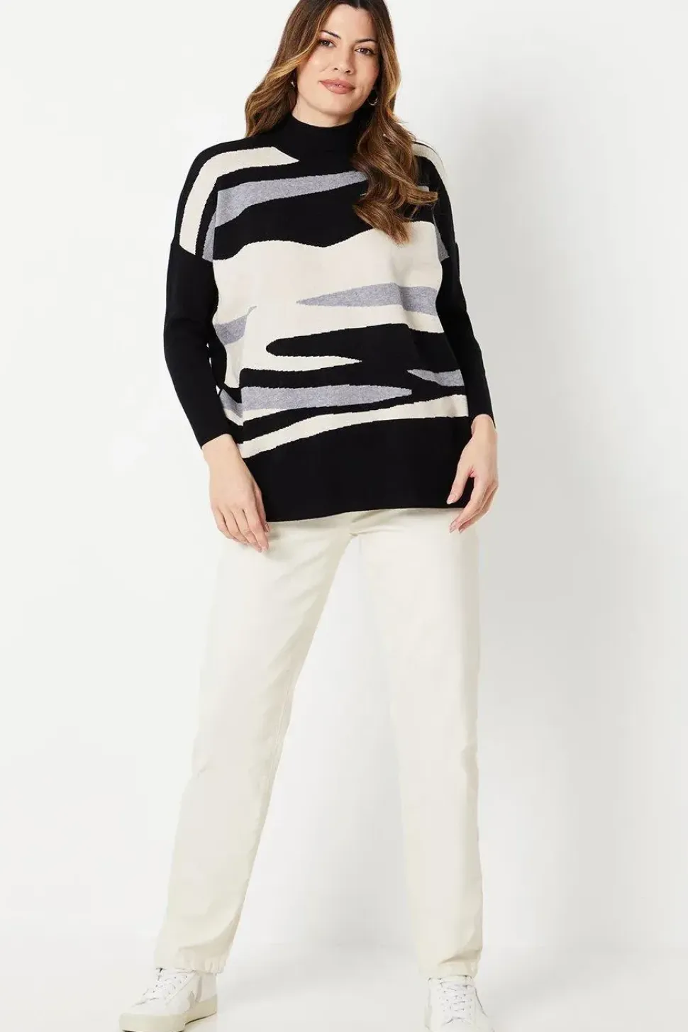 Wave Printed Jumper