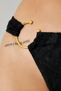 Wave Textured Underwire Ring Bikini Set