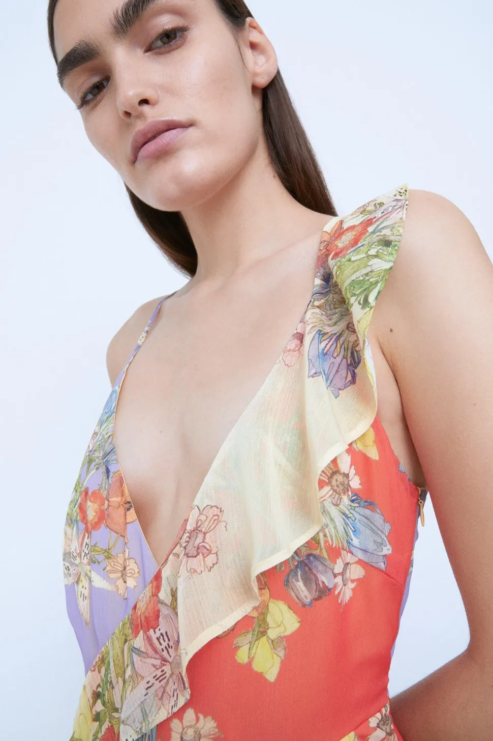 WH x The British Museum: The Charles Rennie Mackintosh Collection Mixed Print Wrap Maxi Dress