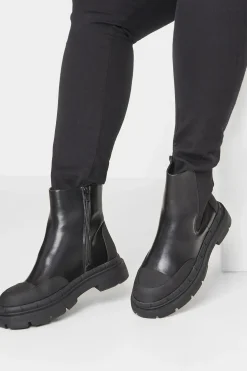 Wide & Extra Wide Chunky High Chelsea Boots