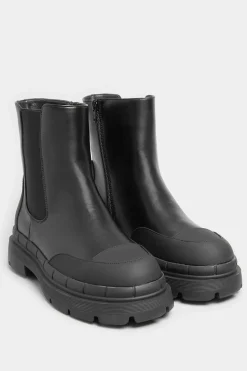 Wide & Extra Wide Chunky High Chelsea Boots