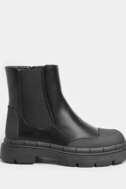 Wide & Extra Wide Chunky High Chelsea Boots