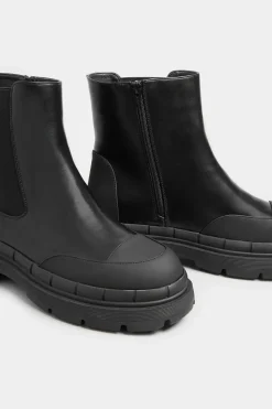 Wide & Extra Wide Chunky High Chelsea Boots