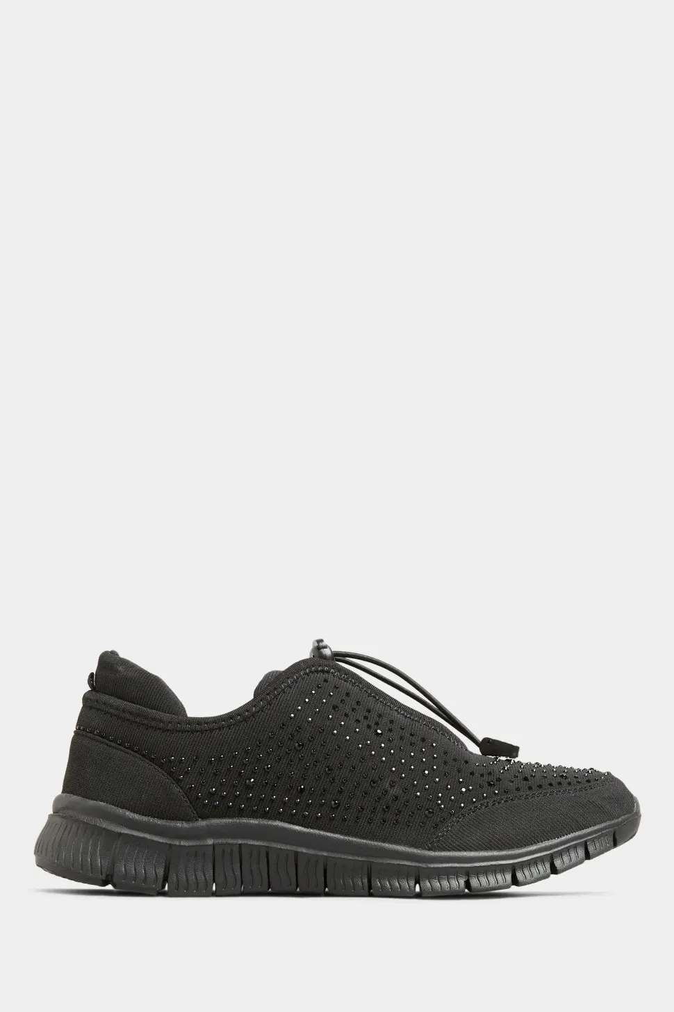 Wide and Extra Wide Fit Embellished Drawcord Trainers