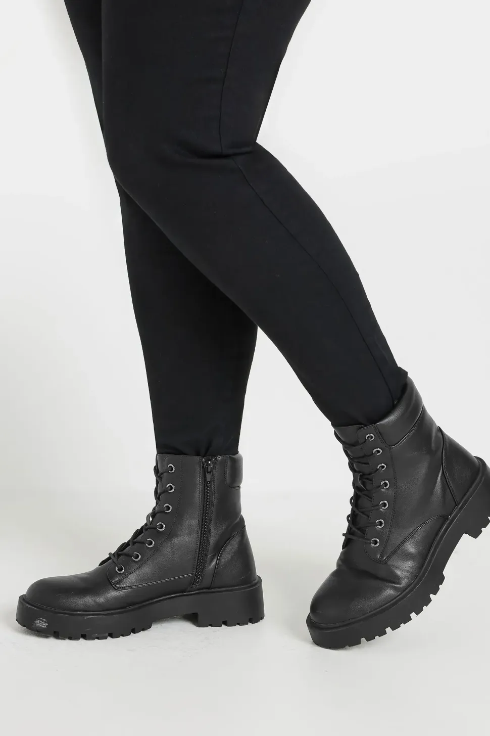 Wide Fit & Extra Wide Fit Chunky Lace Up Boots