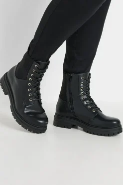 Wide Fit & Extra Wide Fit Lace Up Chunky Boots