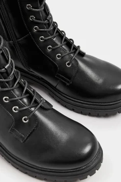Wide Fit & Extra Wide Fit Lace Up Chunky Boots