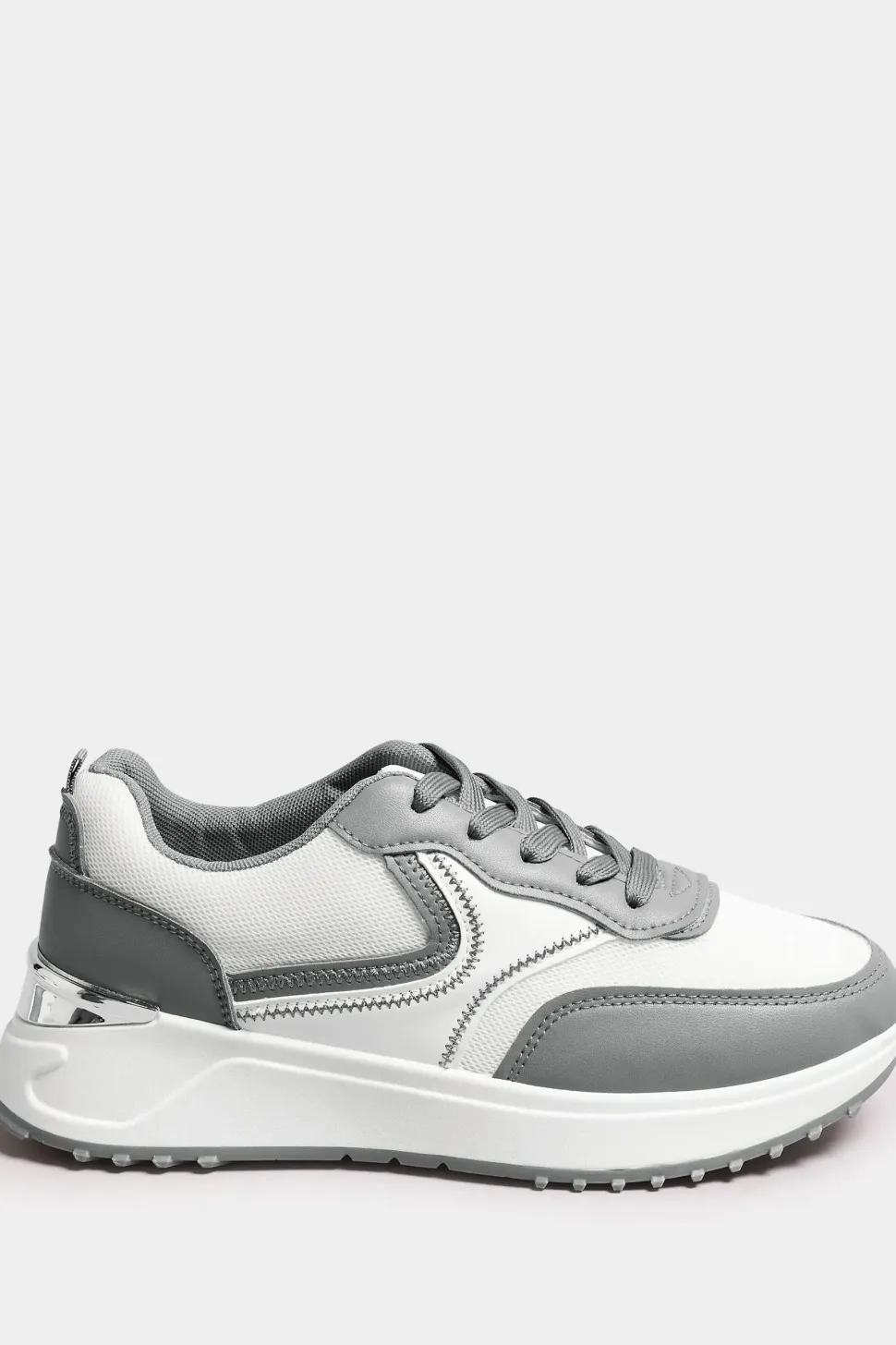 Wide Fit Contrast Chunky Trainers