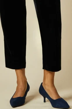 Wide Fit Dove Kitten Heel Court Shoes