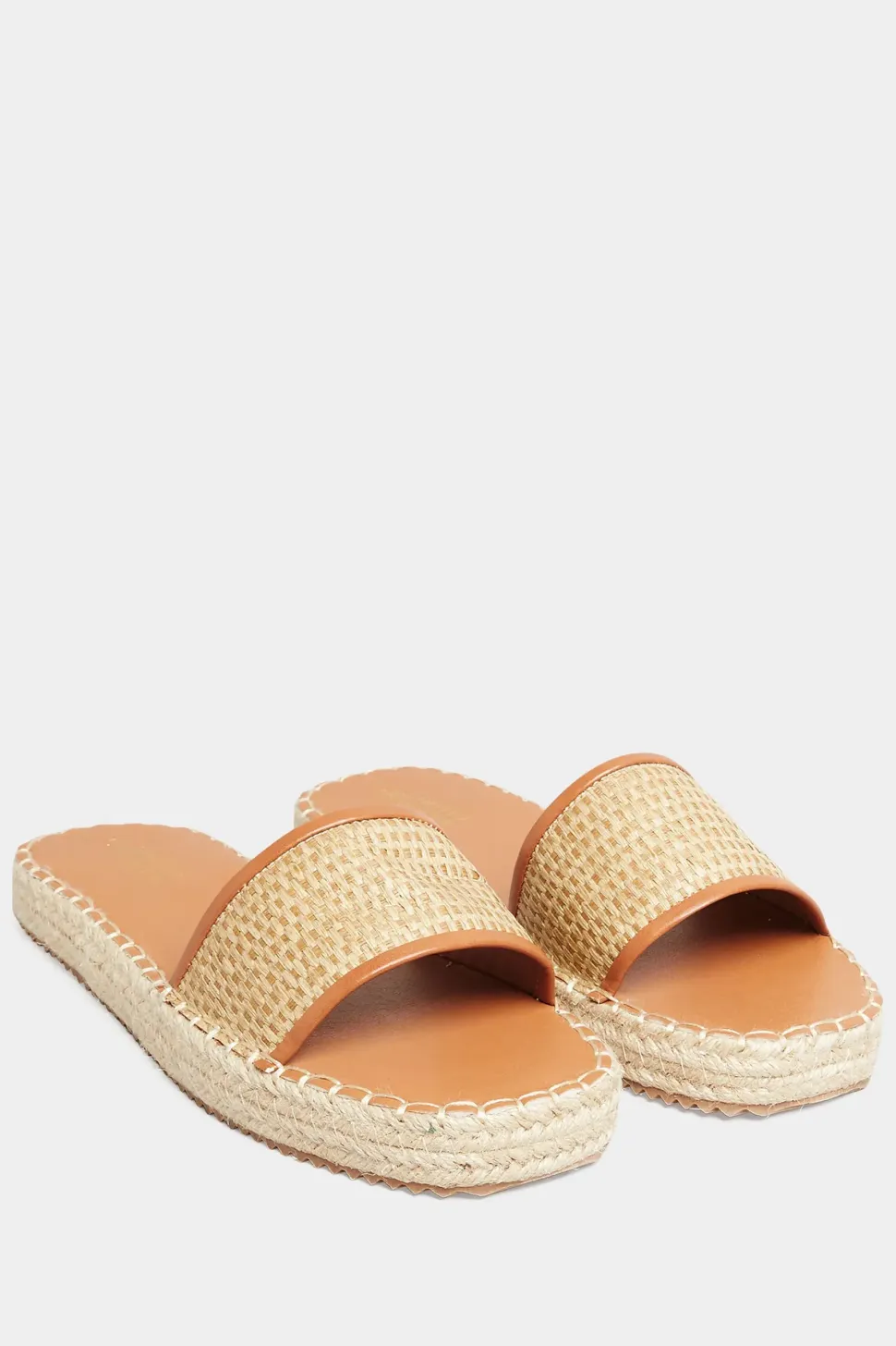Wide Fit Espadrille Mules