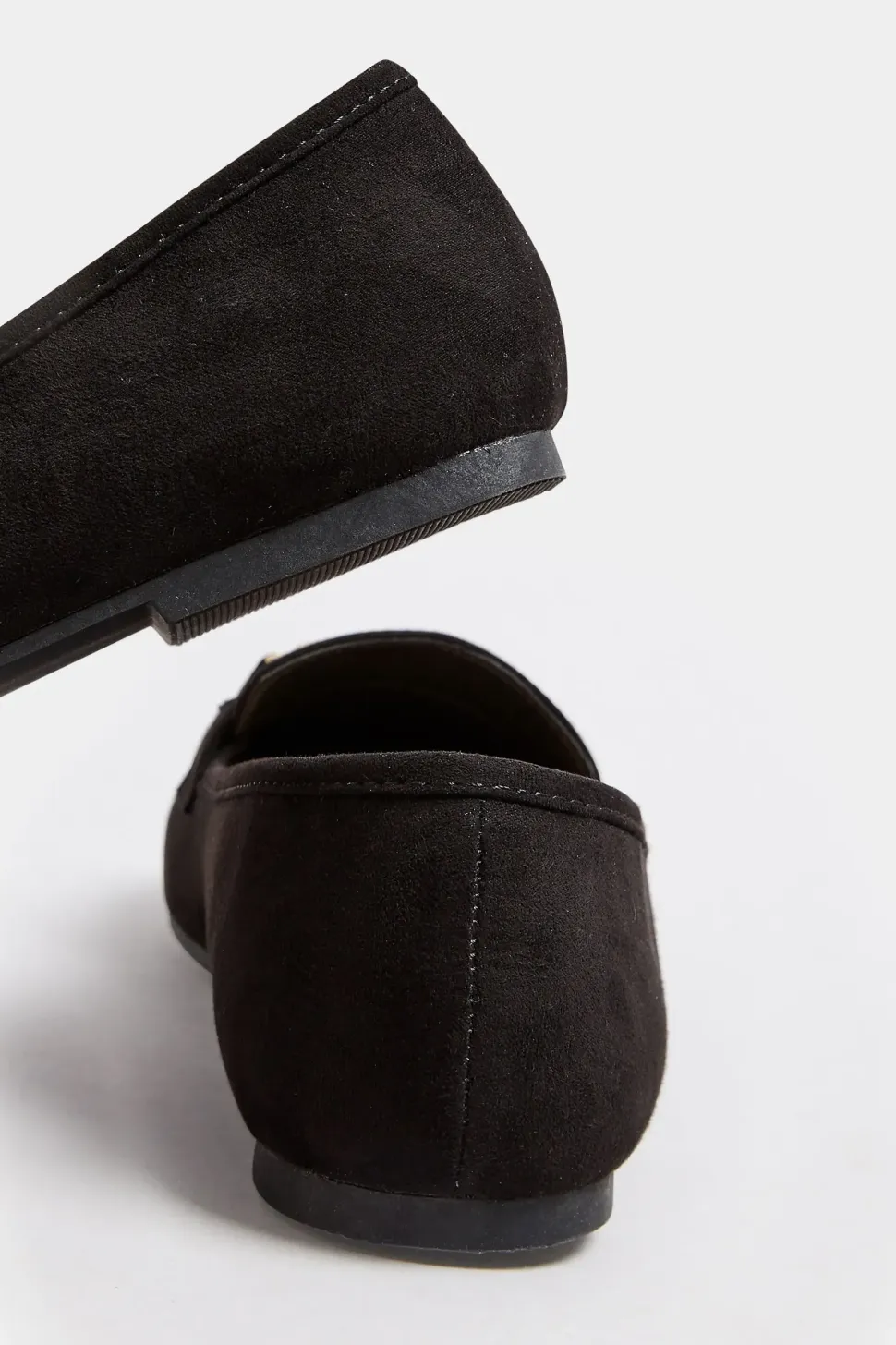 Wide Fit Faux Suede Loafers