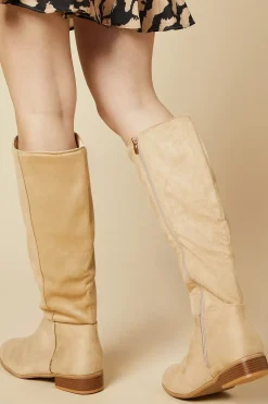 Wide Fit Karlee Knee High Flat Boots