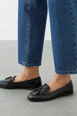 Wide Fit Lennie Tassel Loafers