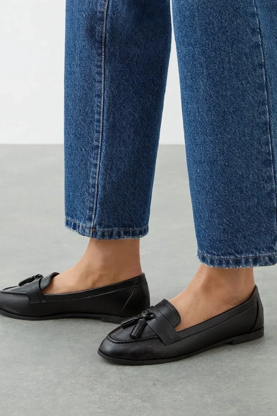 Wide Fit Lennie Tassel Loafers