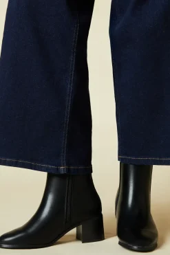 Wide Fit Maias Block Heel Chelsea Boots
