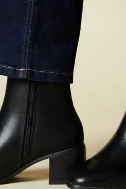 Wide Fit Maias Block Heel Chelsea Boots