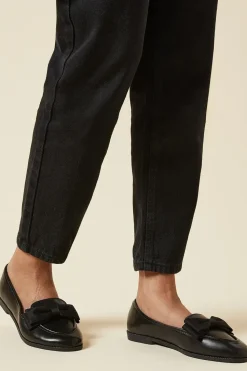 Wide Fit Nomi Bow Detail Loafers