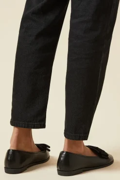 Wide Fit Nomi Bow Detail Loafers