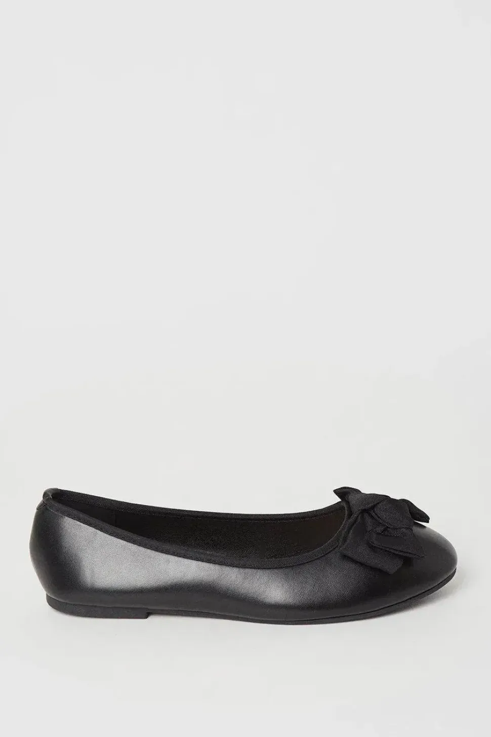 Wide Fit Palmer Knotted Bow Detail Ballerina