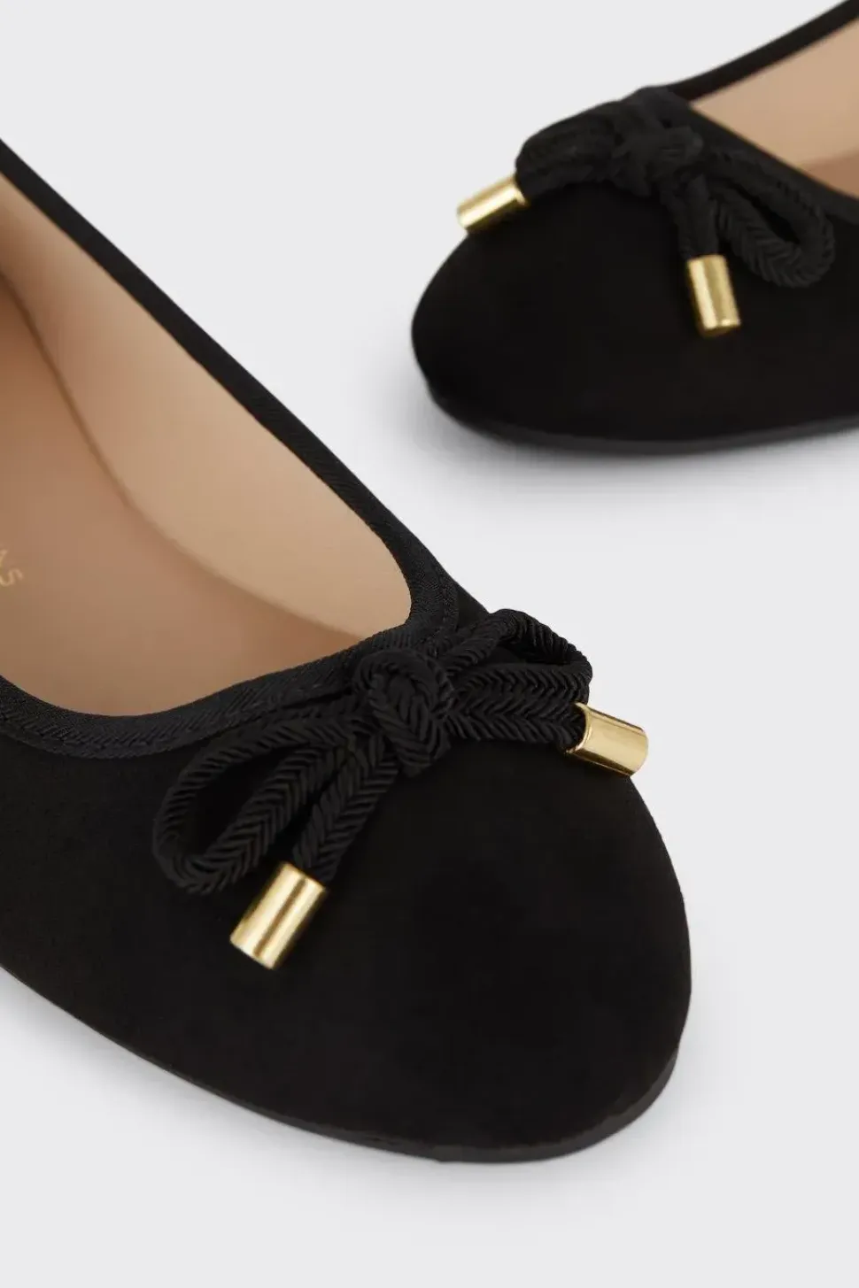 Wide Fit Peaches Ballet Flats