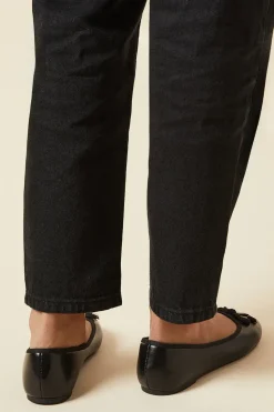 Wide Fit Peaches Bow Detail Ballet Pumps