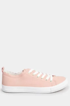 Wide Fit Scalloped Edge Trainers
