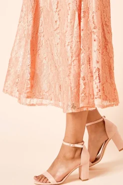 Wide Fit Spark High Block Heel Sandals