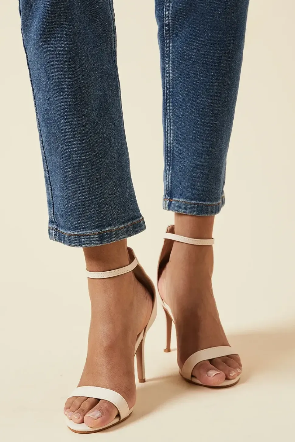 Wide Fit Tyla High Stiletto Barely There Heeled Sandals
